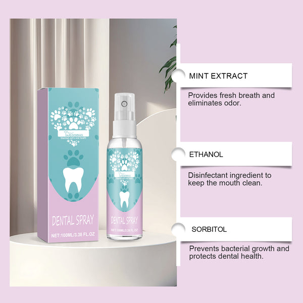 Pet Teeth Spray Care Clean Pet Mouth